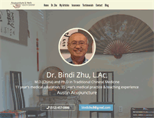 Tablet Screenshot of drzhu.com